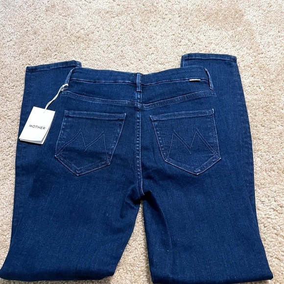 Mother high waisted Looker ankle 24 dark wash new with tags - Picture 6 of 14